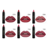 NICEFACE 24 Colors Matte Lipstick Cosmetics Waterproof Long Lasting Beauty Nude Lips Makeup Velvet Matte Lip Sitck Crayon Pencil