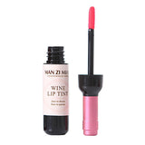 Korean Waterproof Wine Red Shape Lip Tint Baby Pink Lip For Women Batom Makeup Liquid Lipstick Lipgloss Cosmetic MK41