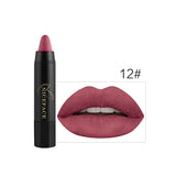 NICEFACE 24 Colors Matte Lipstick Cosmetics Waterproof Long Lasting Beauty Nude Lips Makeup Velvet Matte Lip Sitck Crayon Pencil