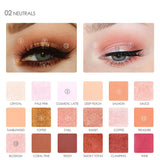 FOCALLURE 18 Color Eyeshadow Palette Shimmer Matte Beauty Makeup Set palette de maquillage Smoky Eye-shadow