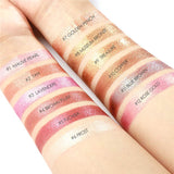 FOCALLURE 12 Colors Eye Shadow Powder Super Bright Shining Bright Glitter Powder Diamond Makeup
