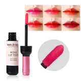 Korean Waterproof Wine Red Shape Lip Tint Baby Pink Lip For Women Batom Makeup Liquid Lipstick Lipgloss Cosmetic MK41