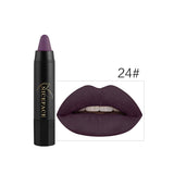 NICEFACE 24 Colors Matte Lipstick Cosmetics Waterproof Long Lasting Beauty Nude Lips Makeup Velvet Matte Lip Sitck Crayon Pencil