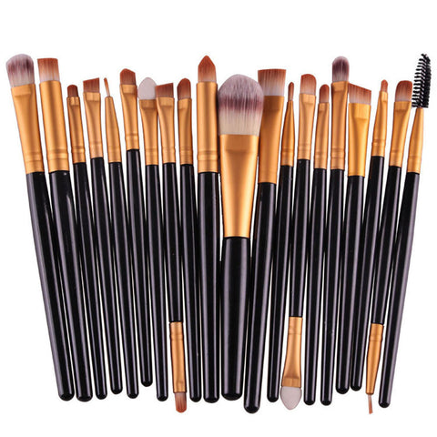 20 pcs makeup brushes Professional Foundation Eyeshadow Eyeliner Lip pinceis de maquiagem Cosmetic Brushes Pinceaux Tools