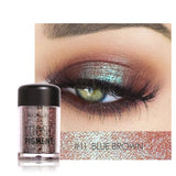 FOCALLURE 12 Colors Eye Shadow Powder Super Bright Shining Bright Glitter Powder Diamond Makeup