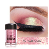 FOCALLURE 12 Colors Eye Shadow Powder Super Bright Shining Bright Glitter Powder Diamond Makeup