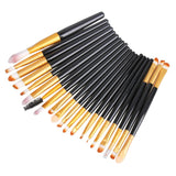 20 pcs makeup brushes Professional Foundation Eyeshadow Eyeliner Lip pinceis de maquiagem Cosmetic Brushes Pinceaux Tools