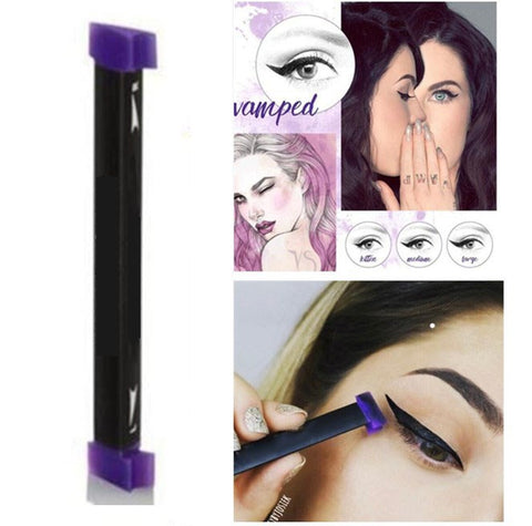3 Size Stamps Eyeliner Tool Beauty Makeup Brush New Wing Style Kitten Large Size Easy To Makeup Cat Eye Wing Eyeliner Stamp